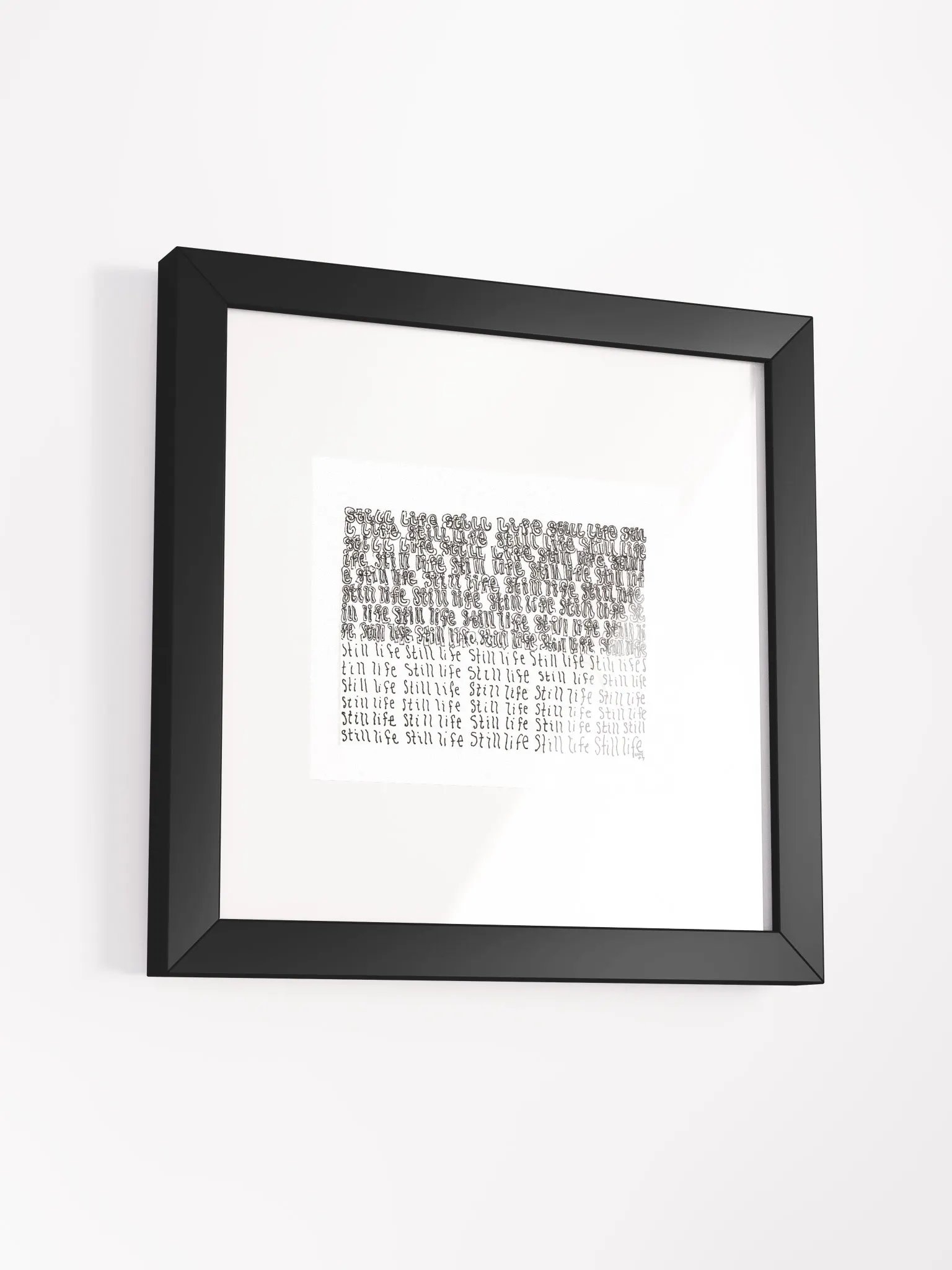 Stillife Panel Card Print Framed product image (10)