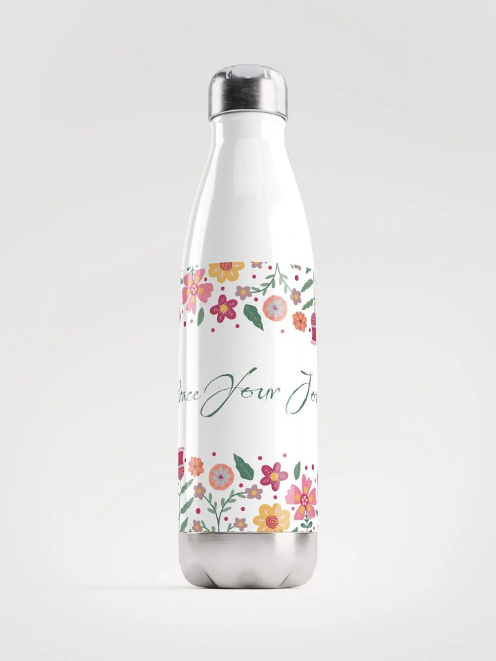 Embrace Your Journey Water Bottle -White product image (1)