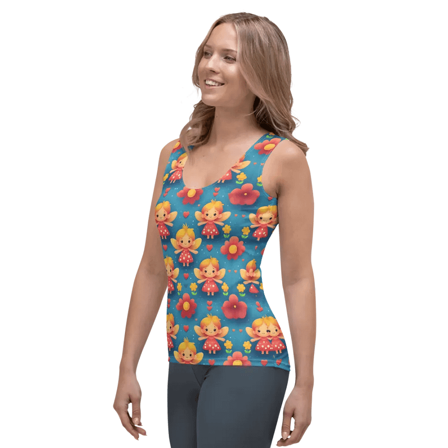 Fairy Garden All-Over Print Tank Top product image (3)