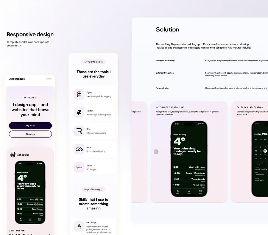 Stacky - FREE Framer Portfolio Template product image (4)