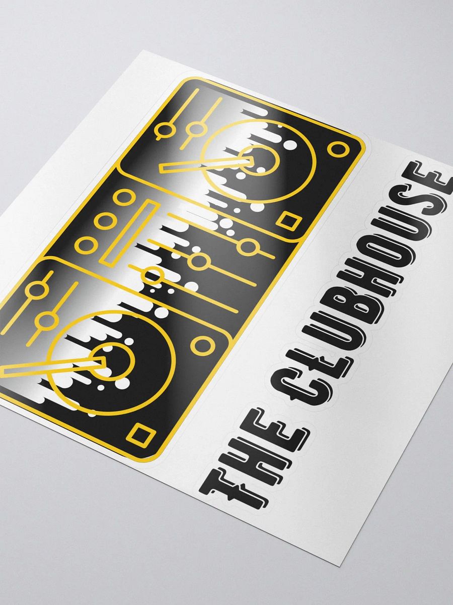 Clubhouse Kiss Cut Sticker product image (3)