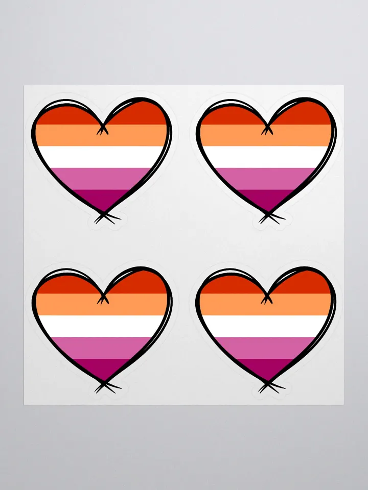 Lesbian Pride Stickers product image (2)