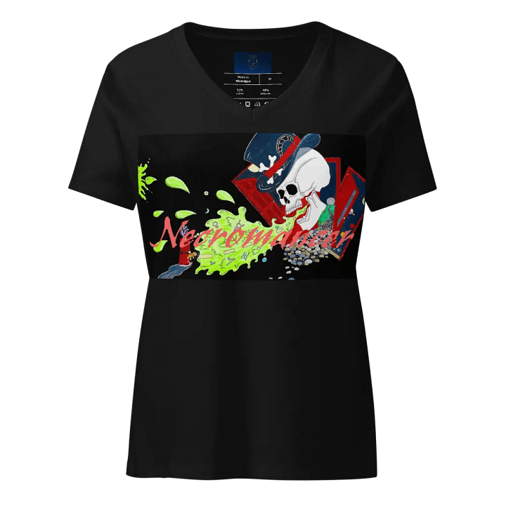 Necromancer's Whimsy Relaxed V-Neck Tee for Women product image (1)