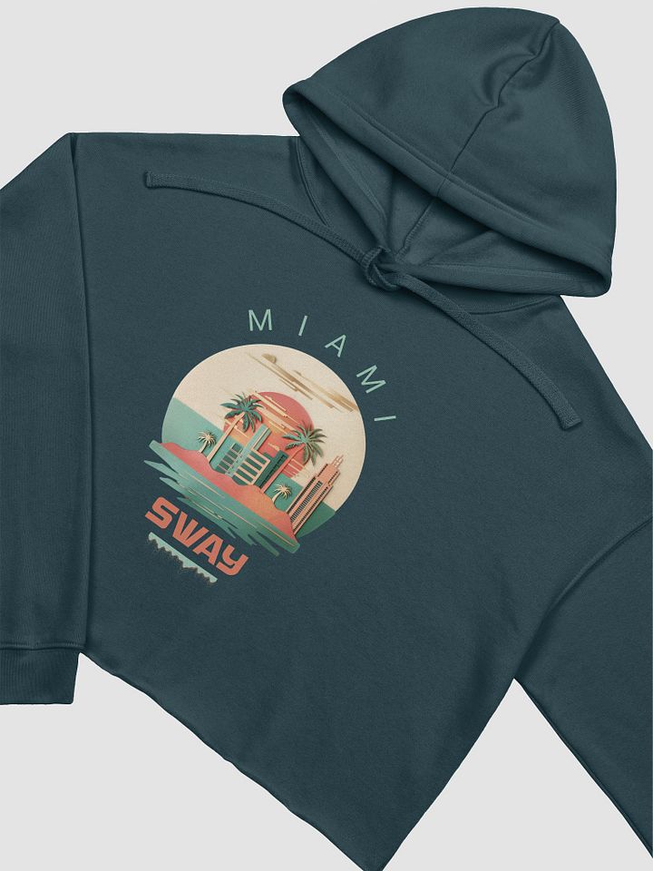 Miami Sway Crop Hoodie product image (2)