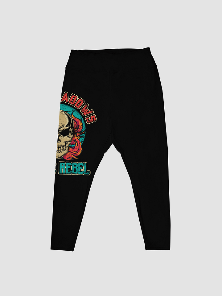 Iron Shadows Black Leggings (2XL-6XL) product image (1)