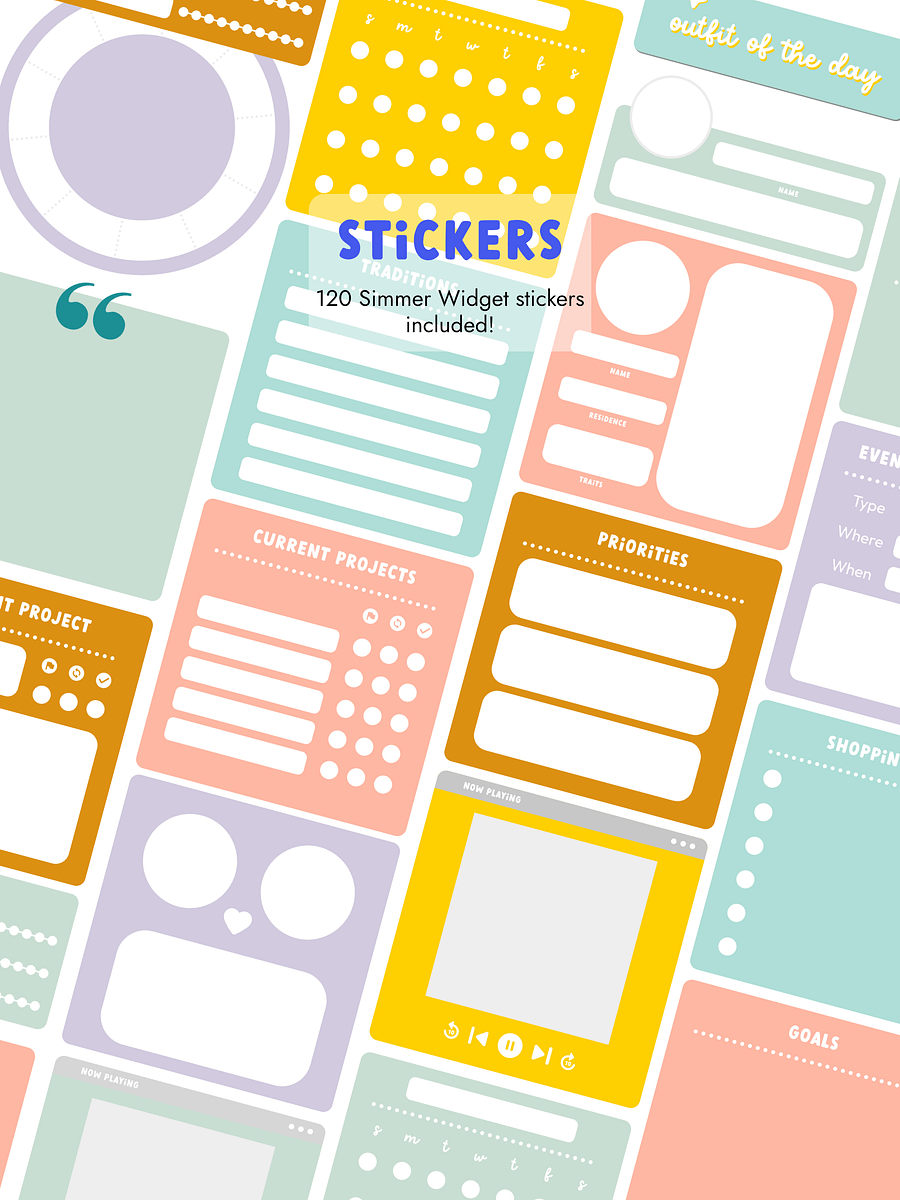 Digital Sim Life Planner Bundle product image (10)