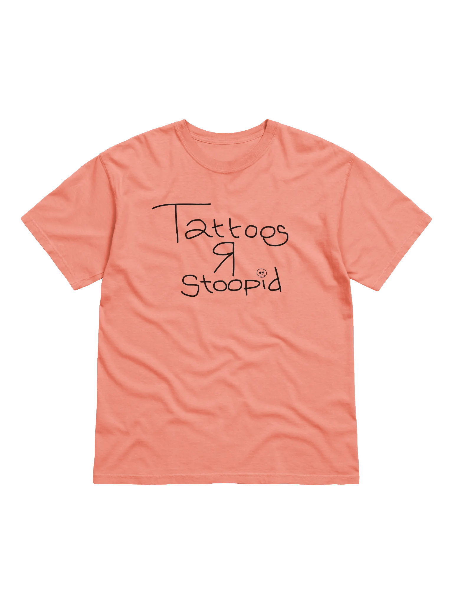 TATTOOS R STOOPID - BLACK HEAVYWEIGHT T-SHIRT product image (5)