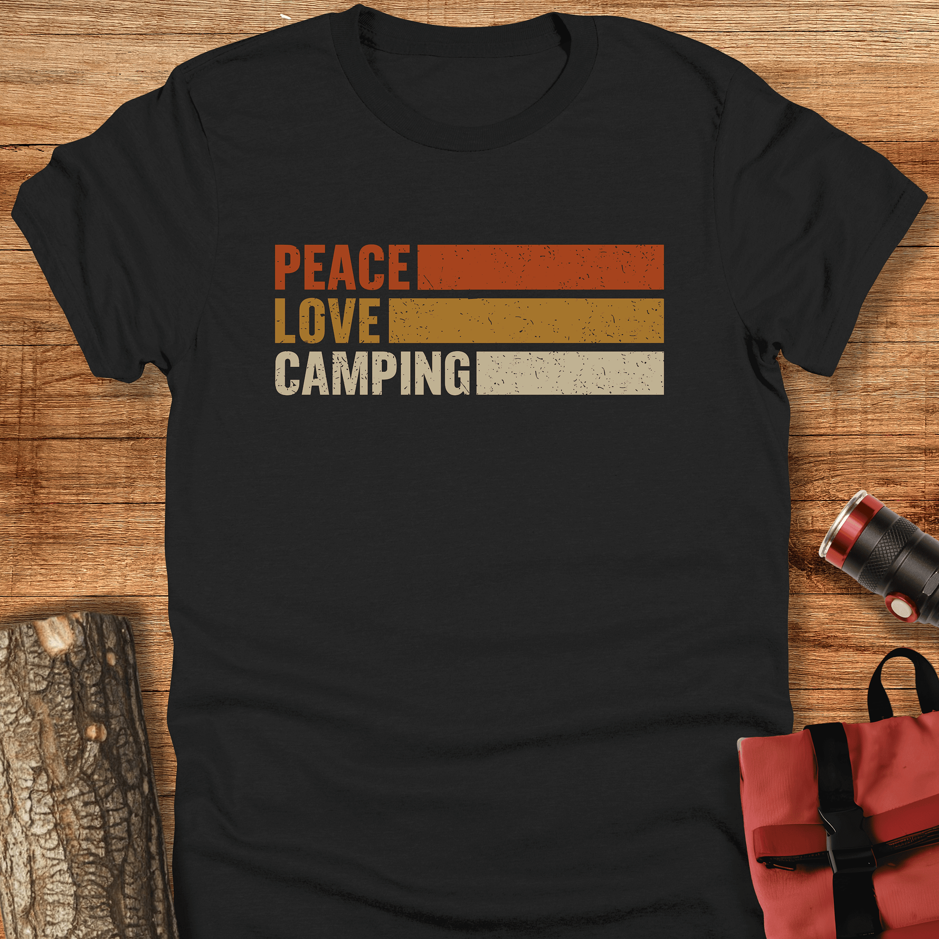 Peace love camping, Unisex t-shirt product image (1)