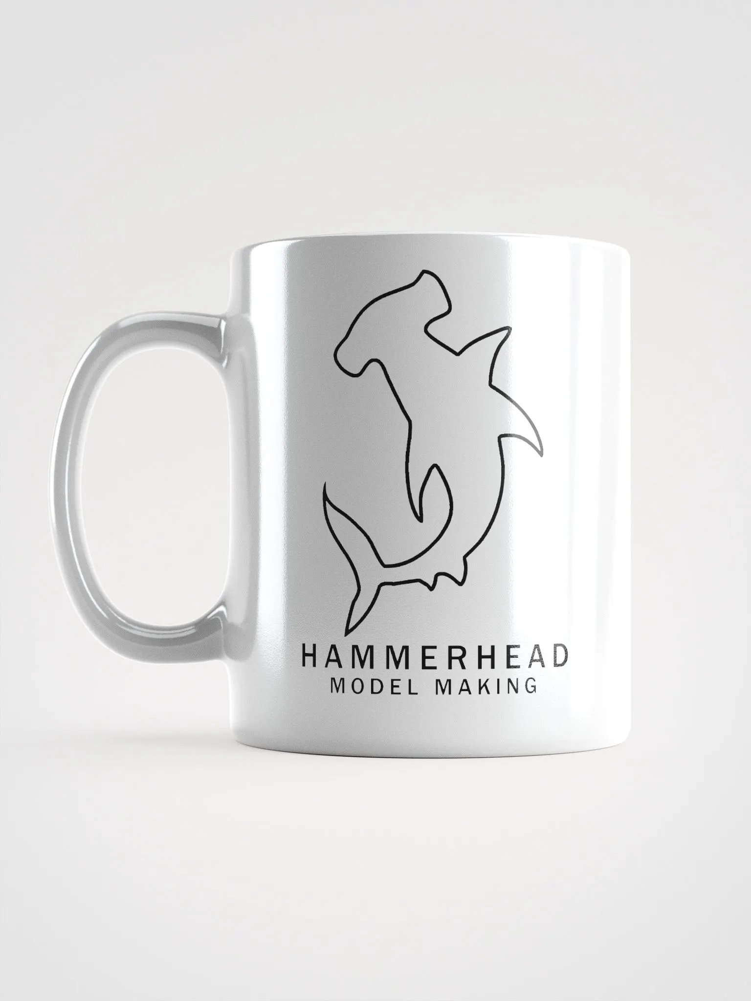 White Mug with Black Logo product image (6)