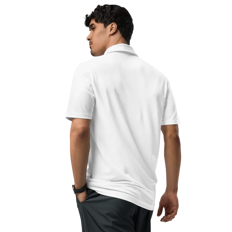 POUNDS AROUND WHITE AND BLACK UNDER ARMOUR POLO SHIRT product image (11)