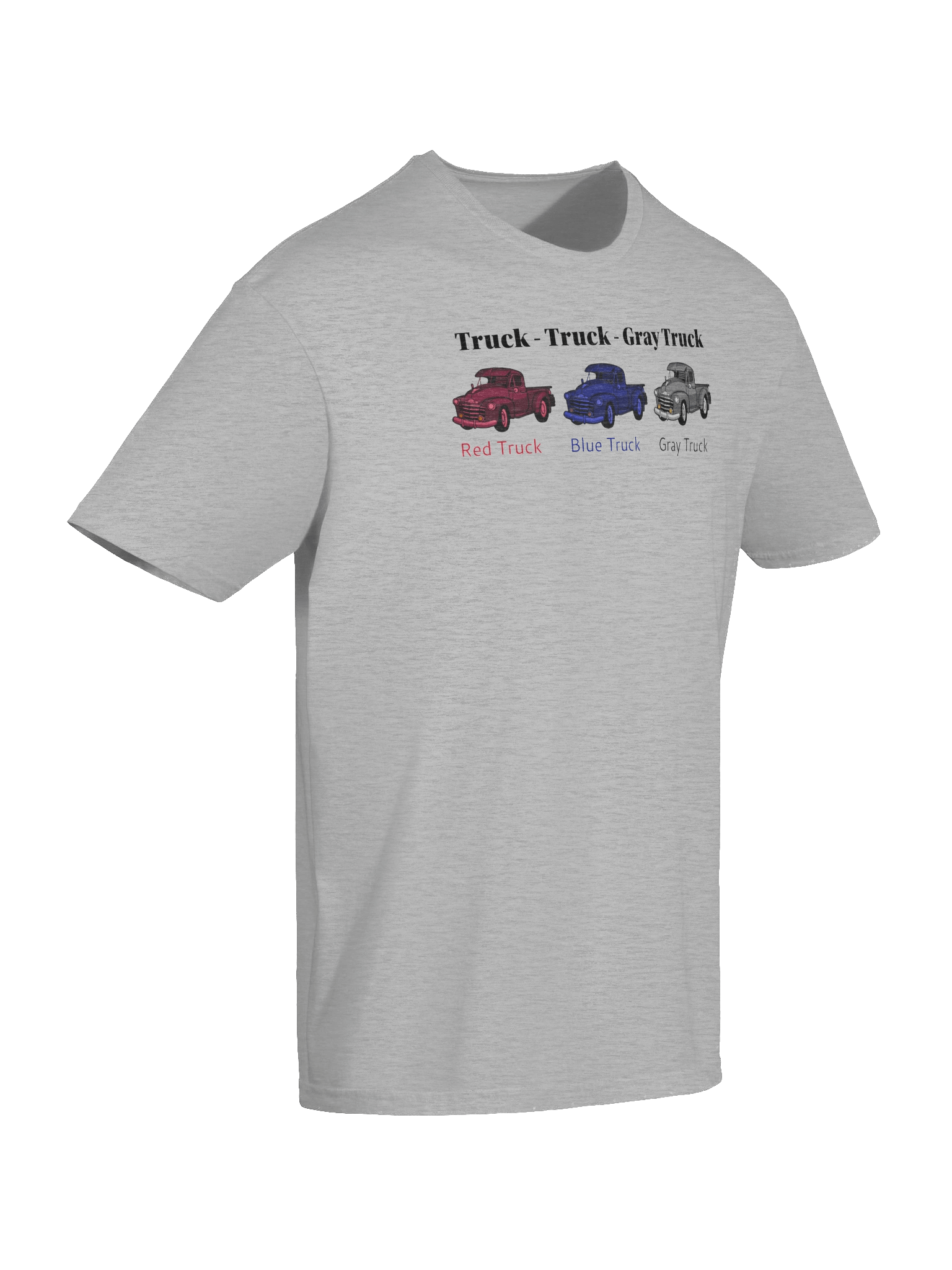 Truck Truck Gray Truck T-Shirt (unisex) product image (40)