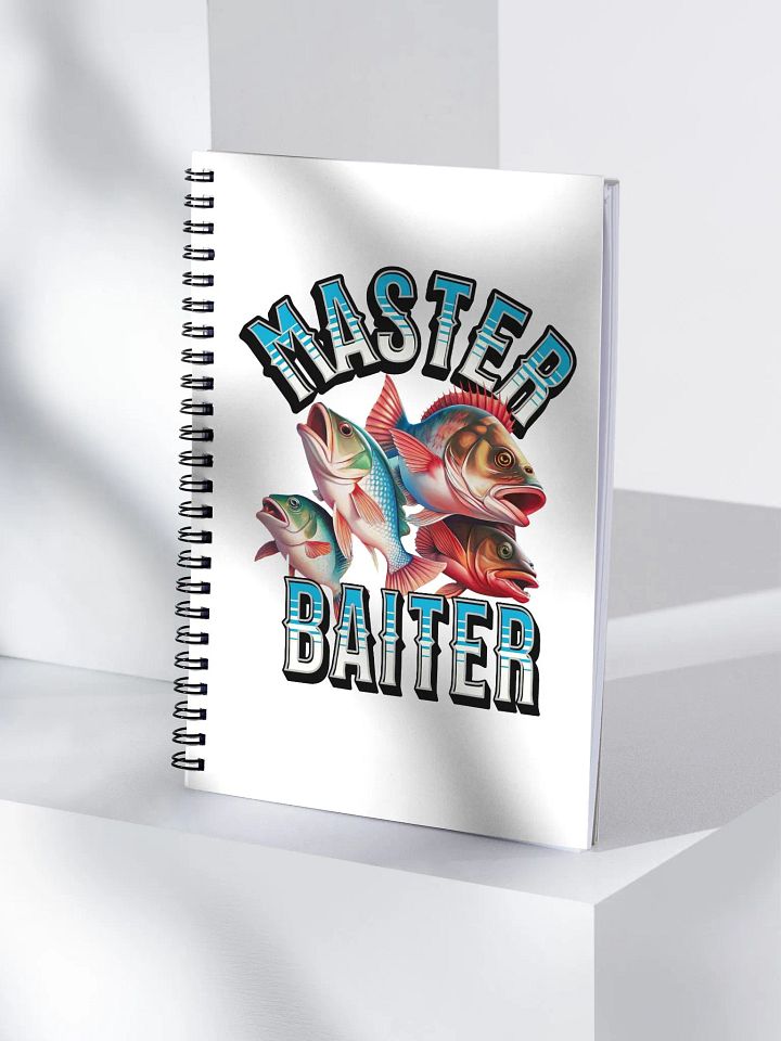 Master Baiter Fishing Spiral Notebook product image (2)