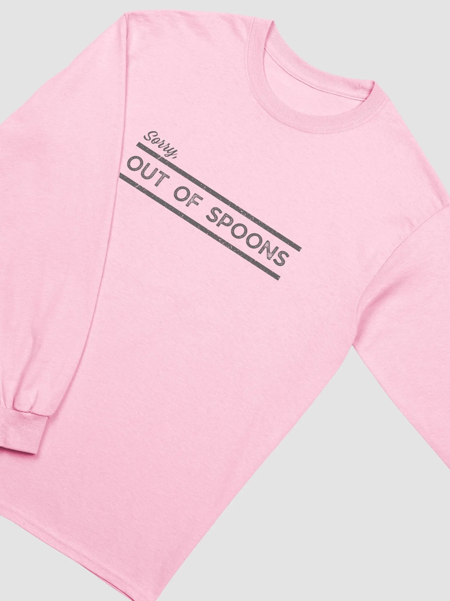 Out of S[poons] Grey Classic Long Sleeve product image (3)