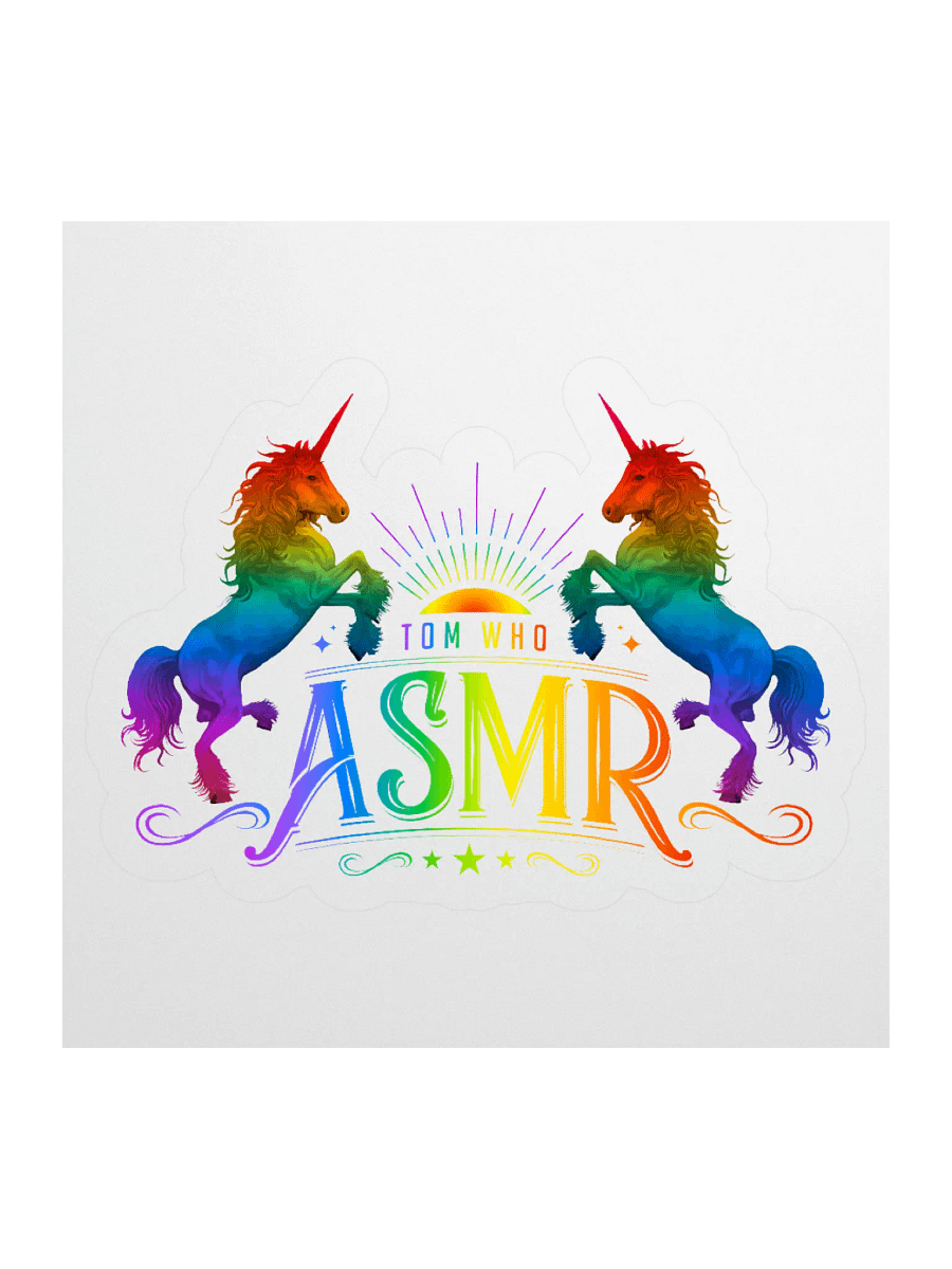ASMR Unicorns Rainbow / Sticker product image (2)