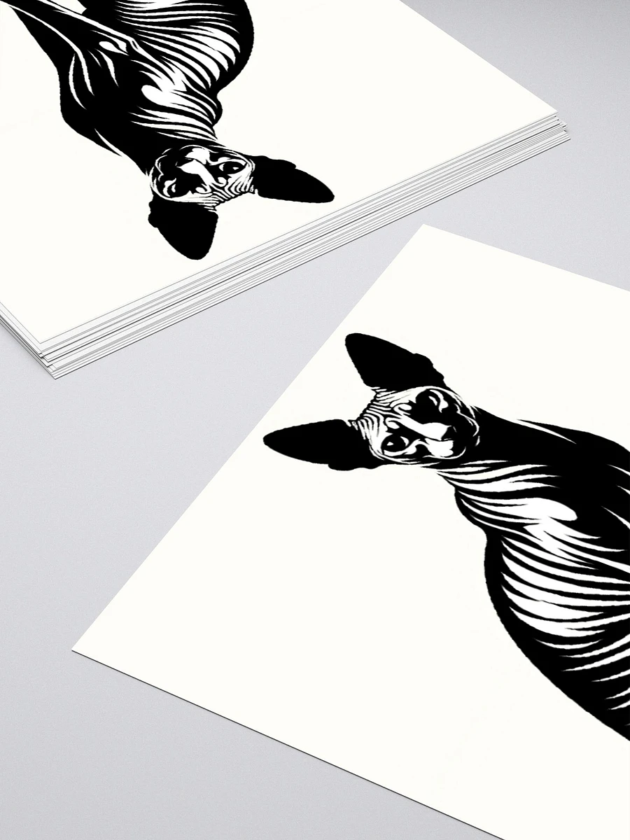 Kiss Cut Stickers: Sphynx Monochrome product image (4)