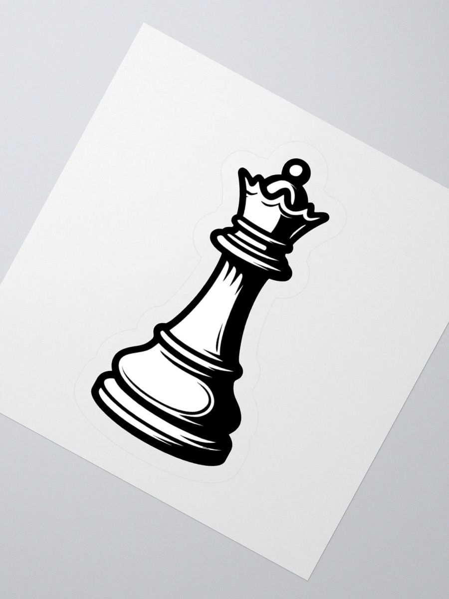 Classic Chess Queen Sticker product image (5)