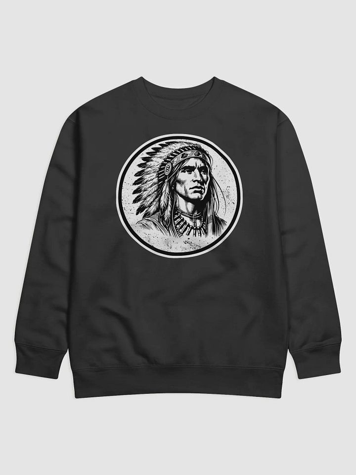 Feathered Headdress Portrait Sweatshirt product image (1)
