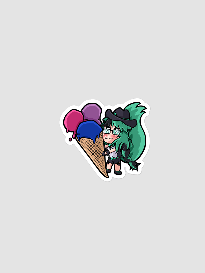 Mintzey Moon Pride Bi Sticker product image (1)