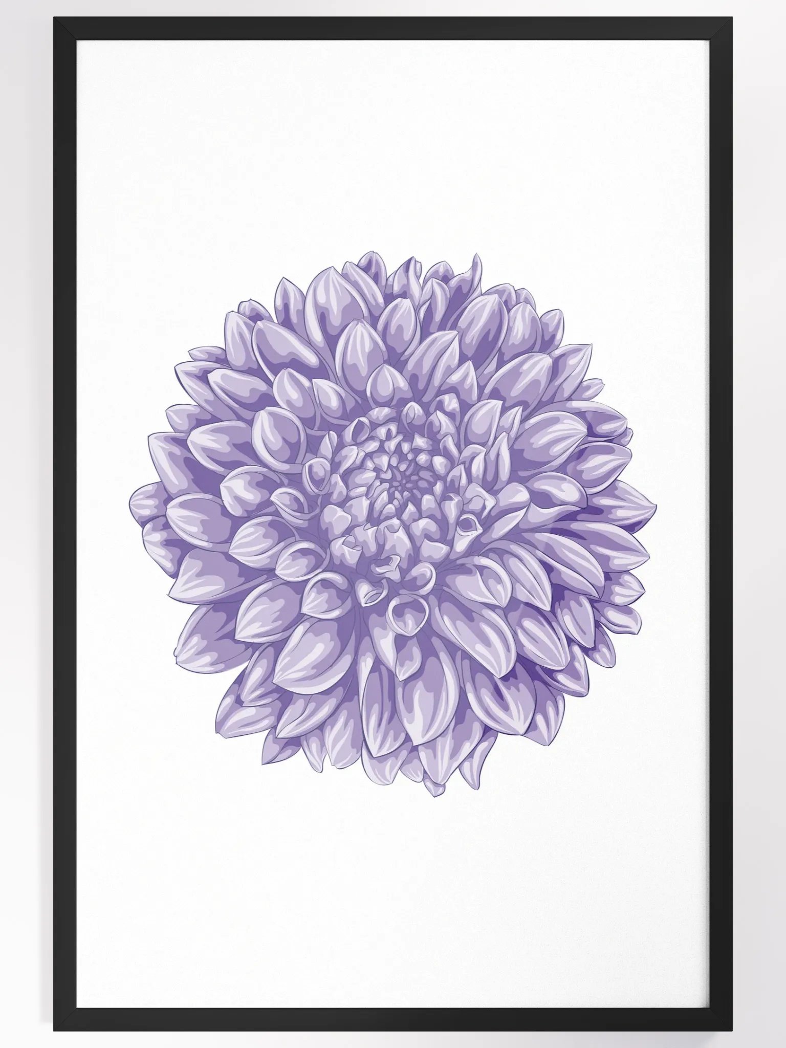 Elegant Stylized Dahlia Bloom product image (1)