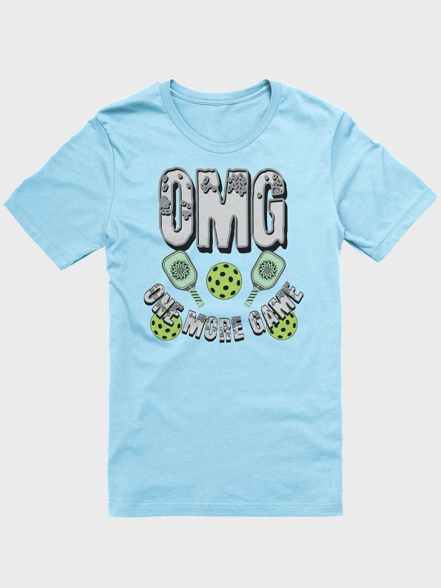 OMG One More Game Pickleball Block Distressed T-Shirt product image (19)