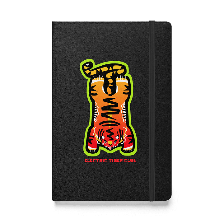Red Electric Tiger - Hardcover Notebook product image (1)