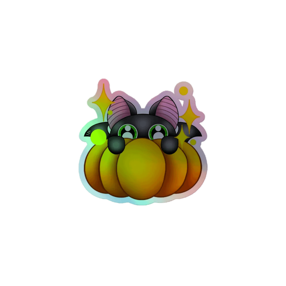 holo kawaii bat sticker product image (1)