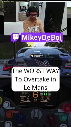 How to NOT overtake in Le Mans Ultimate;

#lemans #lmugameplay #lemansultimate #mclarengt3 #mclaren #gt3 #overtake #spin #rac...
