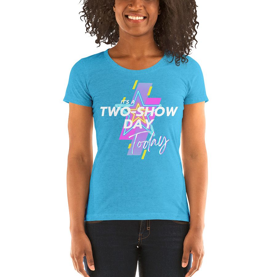 It's a two show day (white) - Ladies' Short Sleeve T-Shirt product image (6)