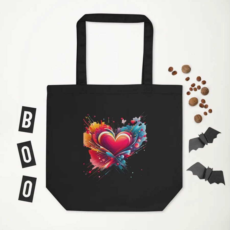 Heartburst Eco-Friendly Tote Bag product image (5)