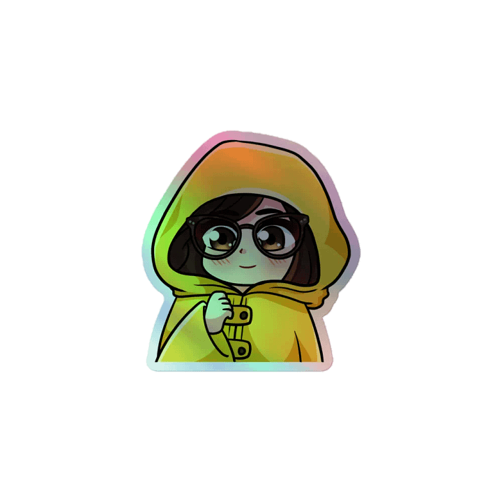 Raincoat Kiss-cut Holo Sticker product image (1)