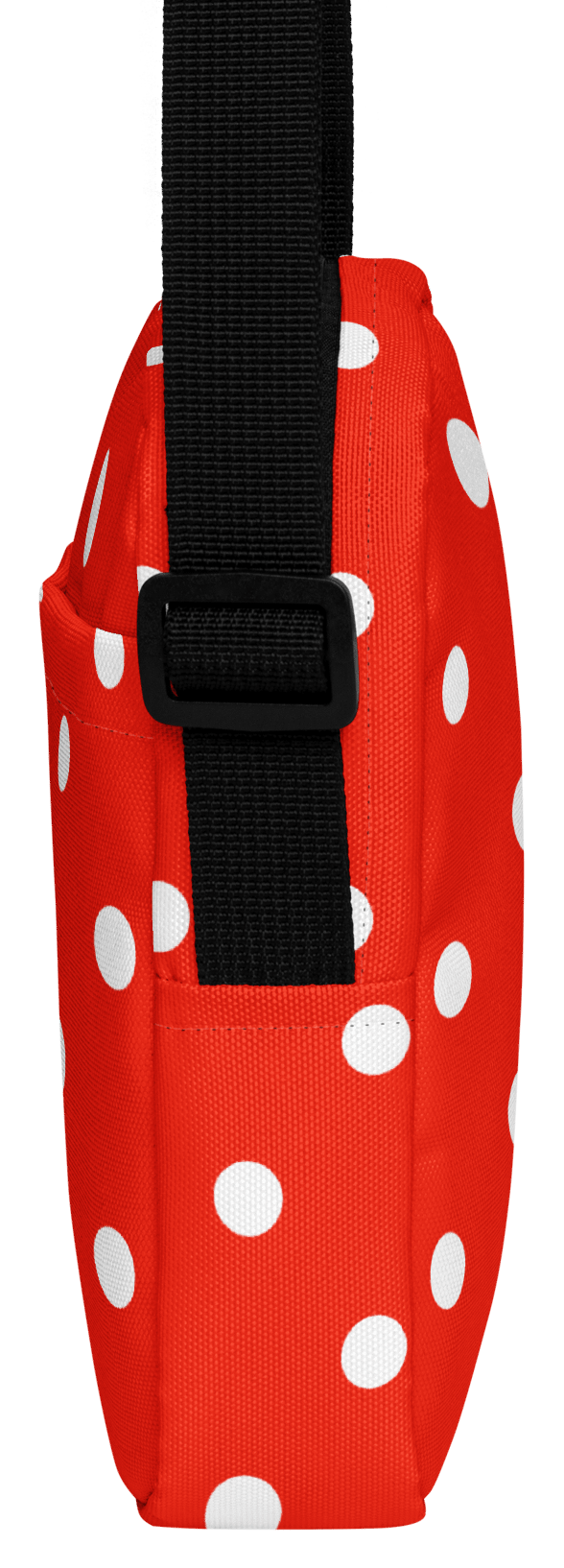 White Polka Dots on Red Crossbody Bag product image (3)