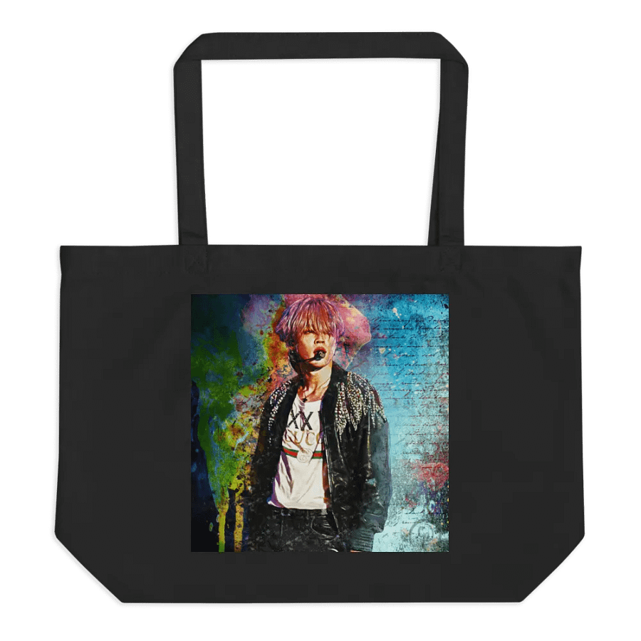 BTS - Intense Kitty Gang Jimin Econscious Organic Cotton Tote - Designed by ChimberArt product image (1)