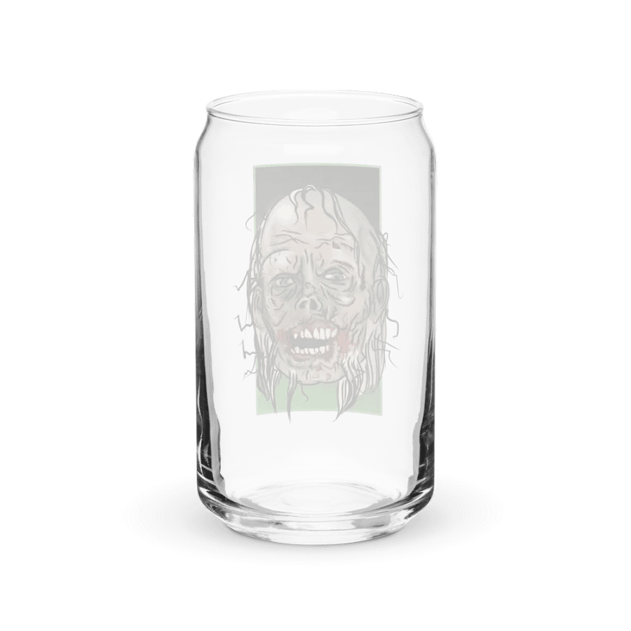 Ghoulish Glass: Can-Shaped Zombie Head Glass product image (6)