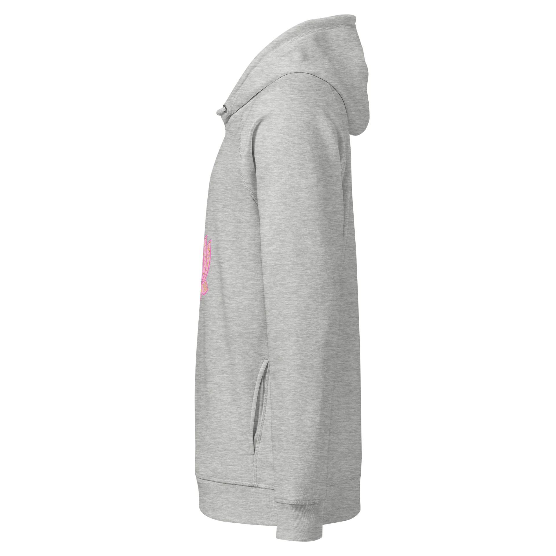 Golden Lotus Organic Hoodie product image (3)
