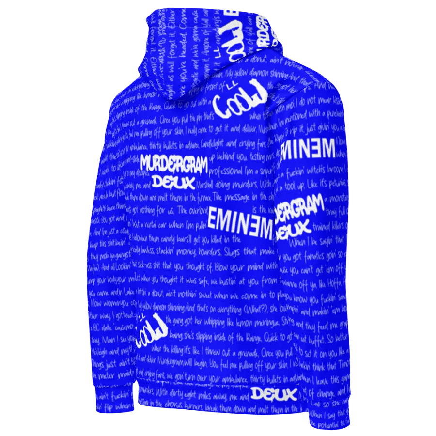 Murdergram Deux - LL Cool J ft. Eminem - BLUE - Unisex Hoodie product image (4)
