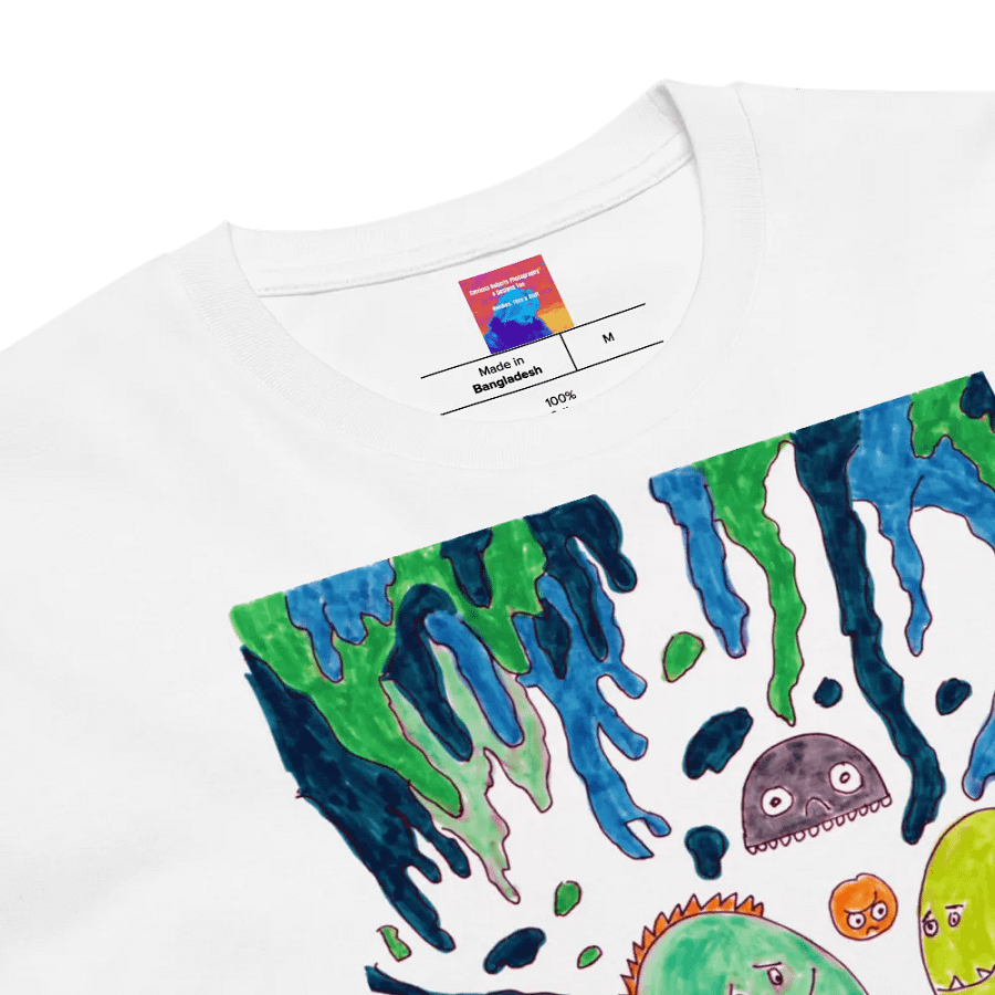Abstract Doodle Monsters Unisex T Shirt product image (7)
