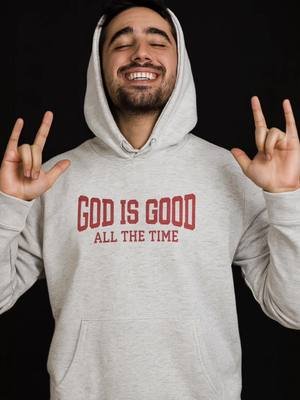 ✨Comfy. Classic. Faith-filled.✨ When life gets crazy, this hoodie’s your reminder — God is good all the time. 🙌 Grab yours now and wear your faith with style 💫 🛒 Get it at c2iconic.com #FaithFashion #ChristianStreetwear #GodIsGood #HoodieSeason #C2ICONIC