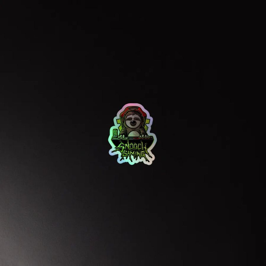 Snooch Gaming Holographic Logo Sticker product image (2)