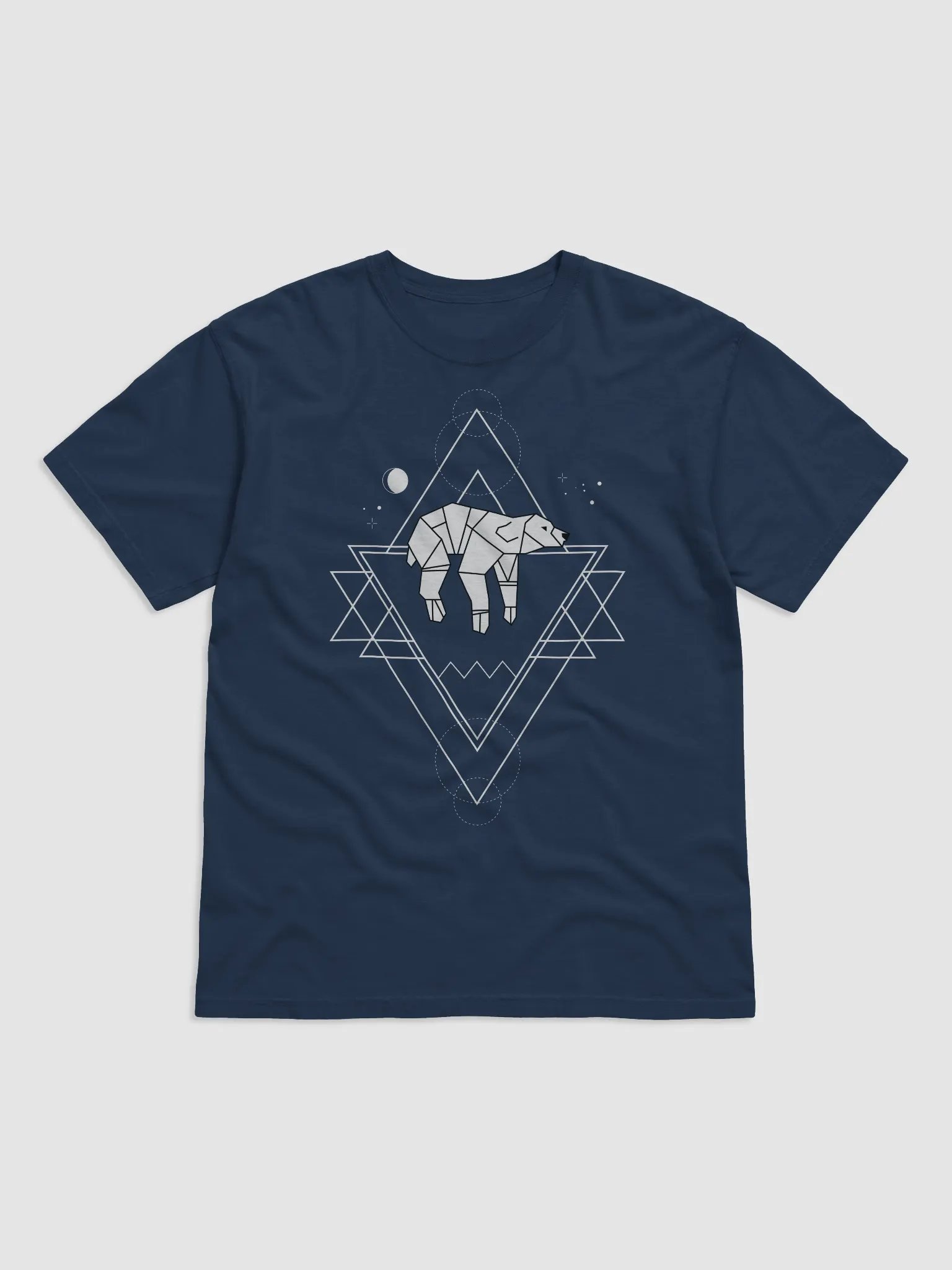 Geometric Polar Bear T-Shirt product image (17)