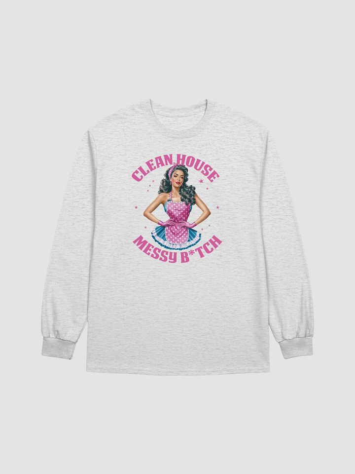 Sassy Pin-Up Retro Character Long Sleeve Tee product image (1)