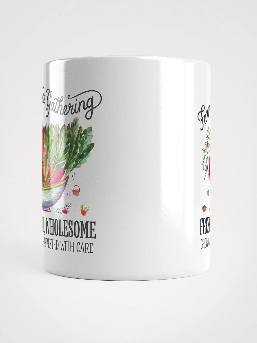 Farm to Table Gathering White Glossy Mug product image (14)