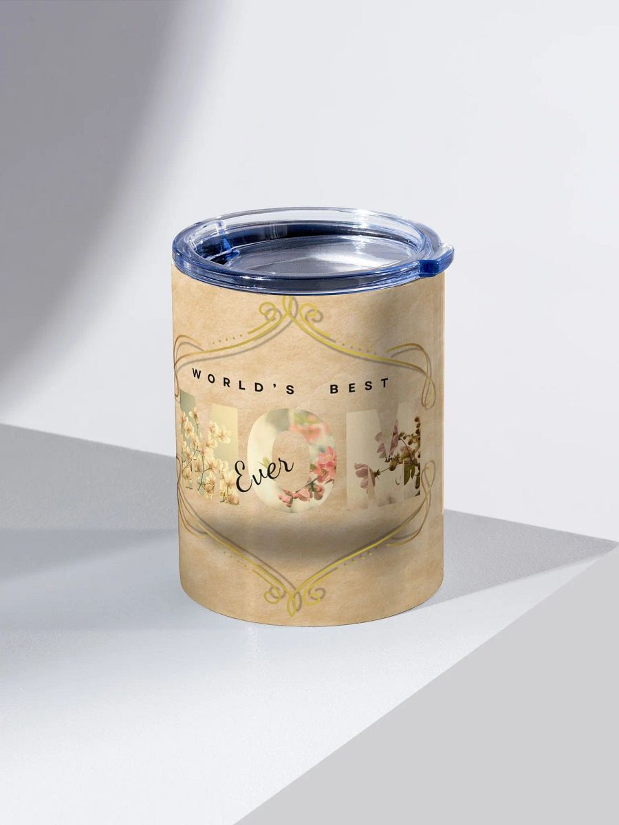 Floral World's Best Mom Tumbler mothersday gift for daughter mom friends product image (2)