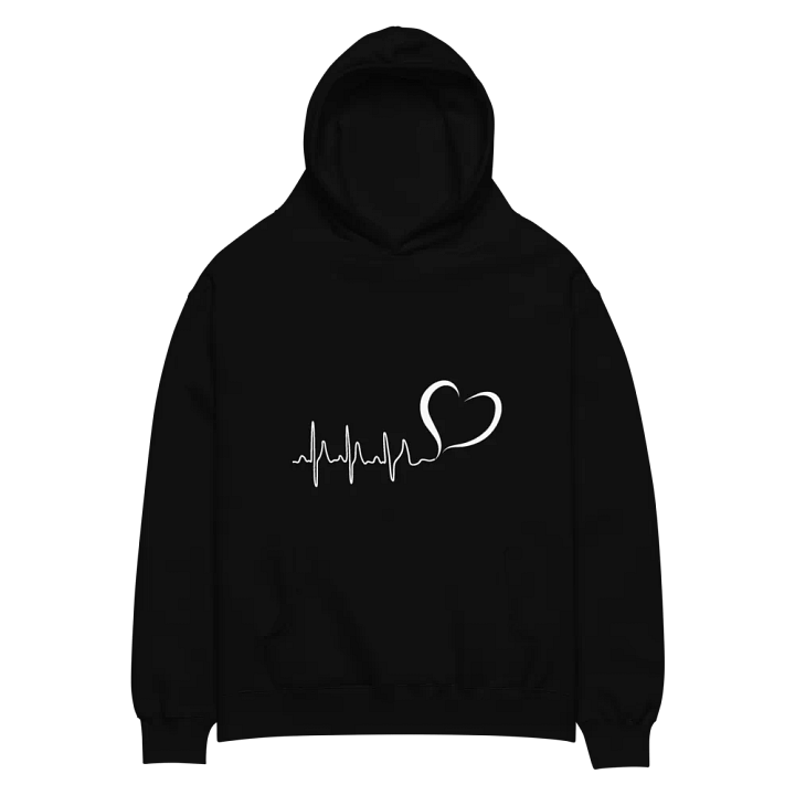 Heartbeat ECG Unisex Hoodie product image (2)