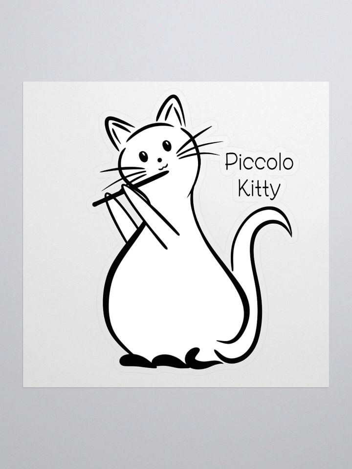 Whimsical Kiss Cut Piccolo Kitty Sticker product image (1)