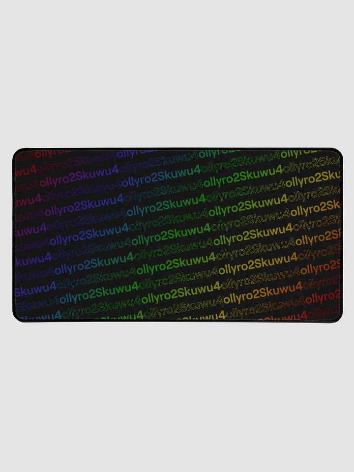 ollyro2Skuwu4 Rainbow Print Desk Mat product image (1)