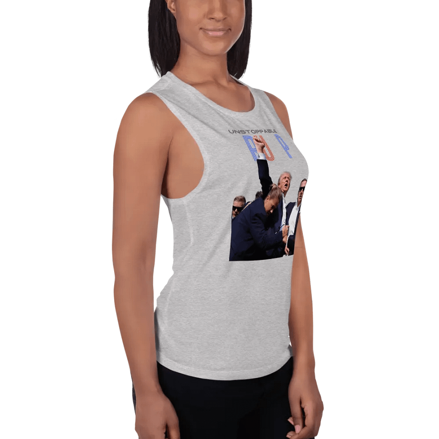 Unstoppable Trump: Fist Pumping Freedom Tank product image (51)