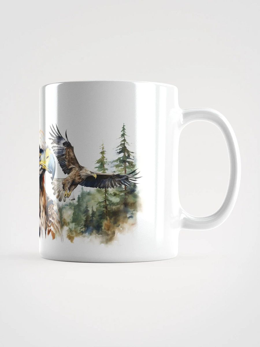 Eagle's Flight White Glossy Mug product image (3)