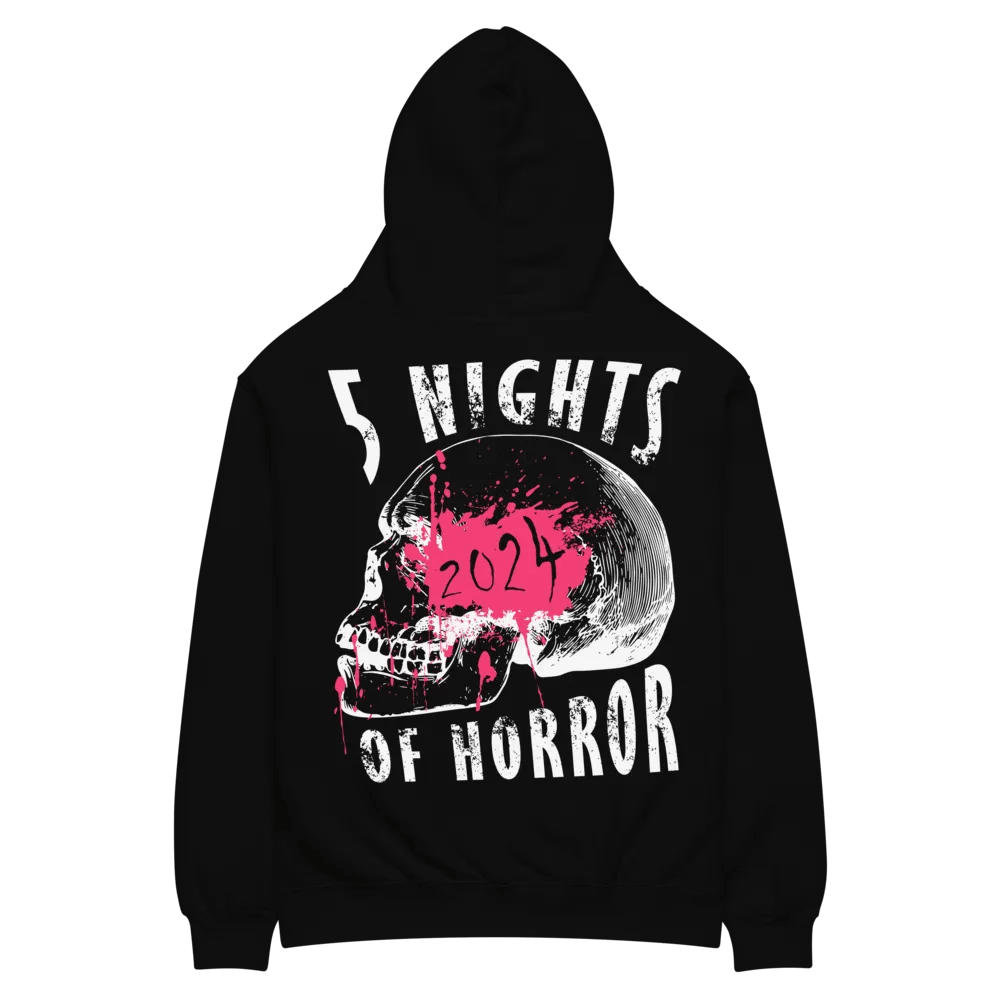 5 Nights Of Horror (2024) Hoodie | Black product image (2)