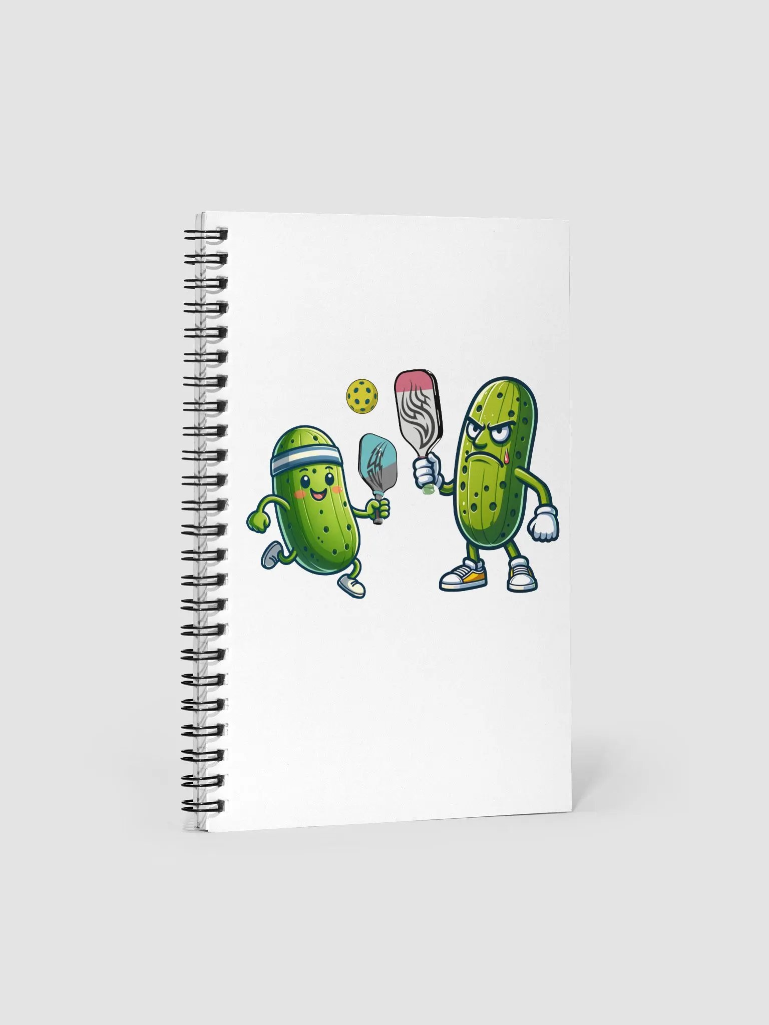 Pickleball Battle Pals Spiral Notebook product image (1)