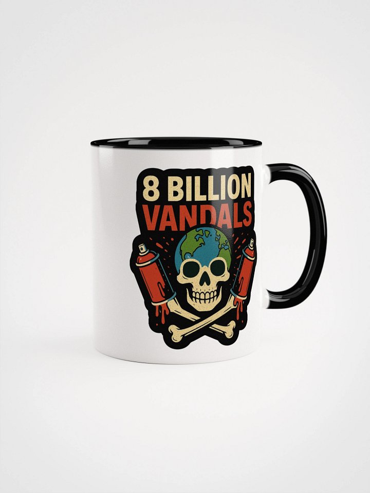 8 Billion Vandals Accent Mug product image (2)